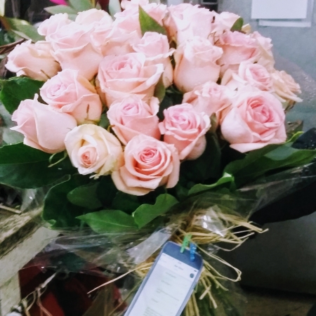 Bouquet de preciosas rosas